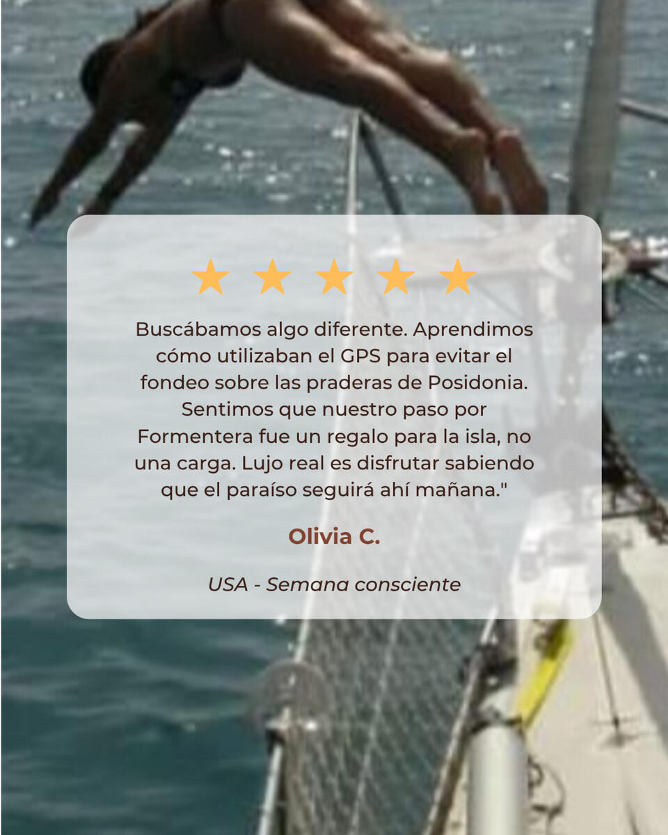 charter con protección de la posidonia oceánica