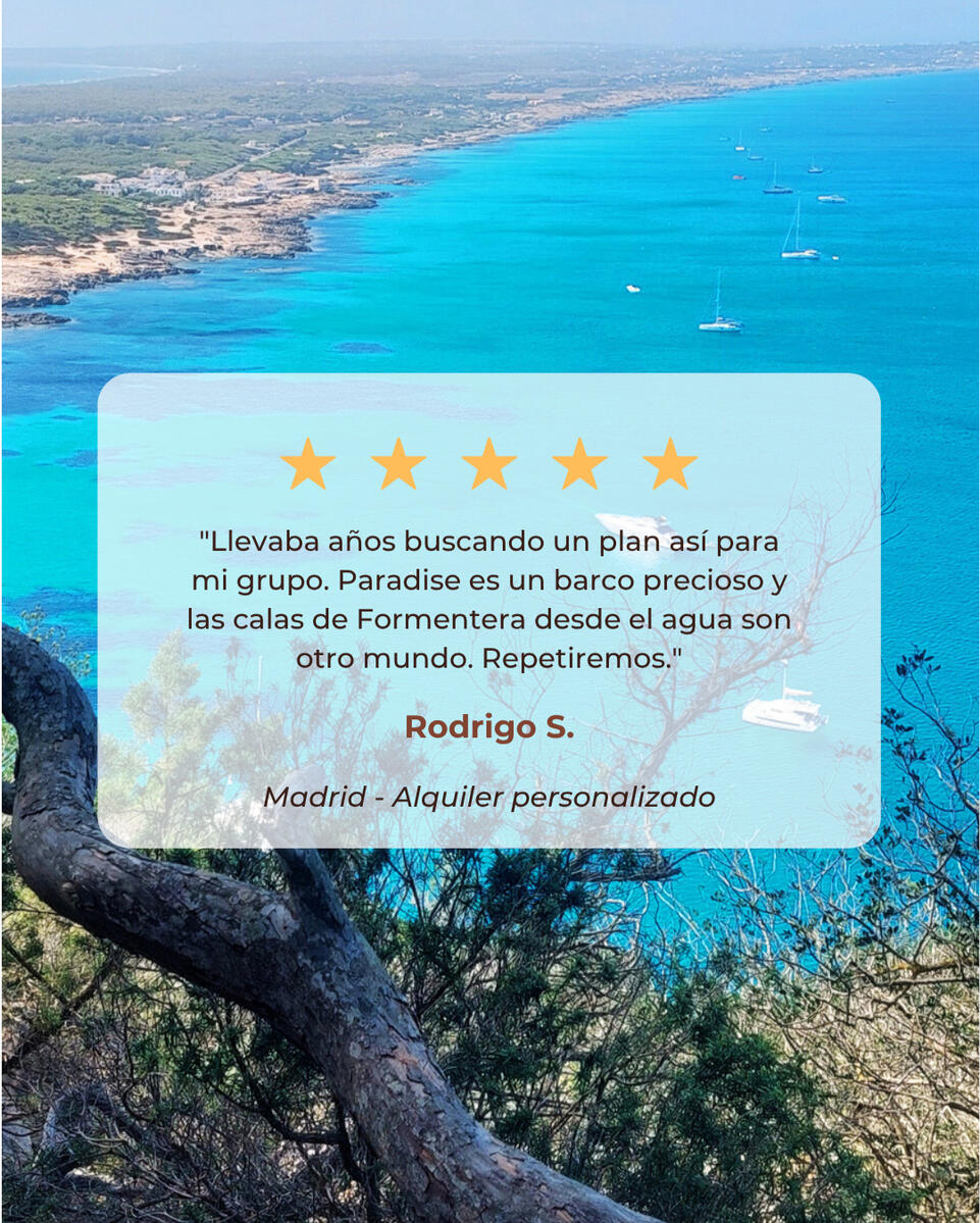 el mejor plan para disfrutar de las aguas turquesas de formentera